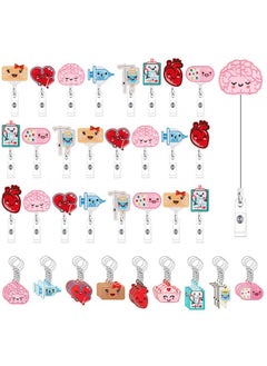 Henoyso 60 Pcs Nurse Badge Reel Nurse Keychain Retractable Badge Holders Nursing Cna Week Gift Doctor Nurse Gift Nursing Gift Nurse Party Favor Cna Appreciation Gifts(Vibrant)  - Image 1