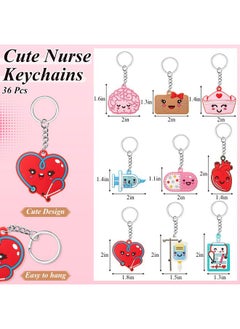 Henoyso 60 Pcs Nurse Badge Reel Nurse Keychain Retractable Badge Holders Nursing Cna Week Gift Doctor Nurse Gift Nursing Gift Nurse Party Favor Cna Appreciation Gifts(Vibrant)  - Image 3