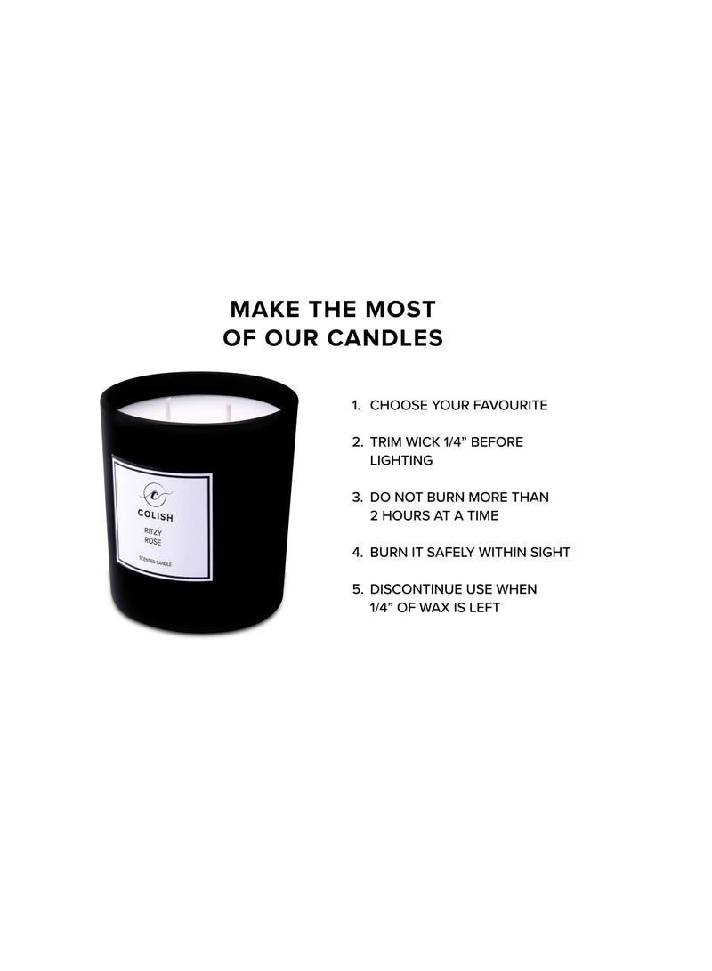 كوليش شمعة معطرة من ريتزي روز 230 جرام - Image 4