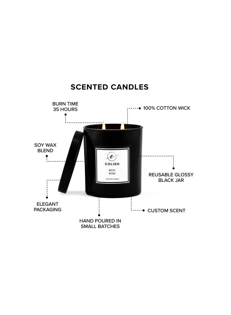 كوليش شمعة معطرة من ريتزي روز 230 جرام - Image 3