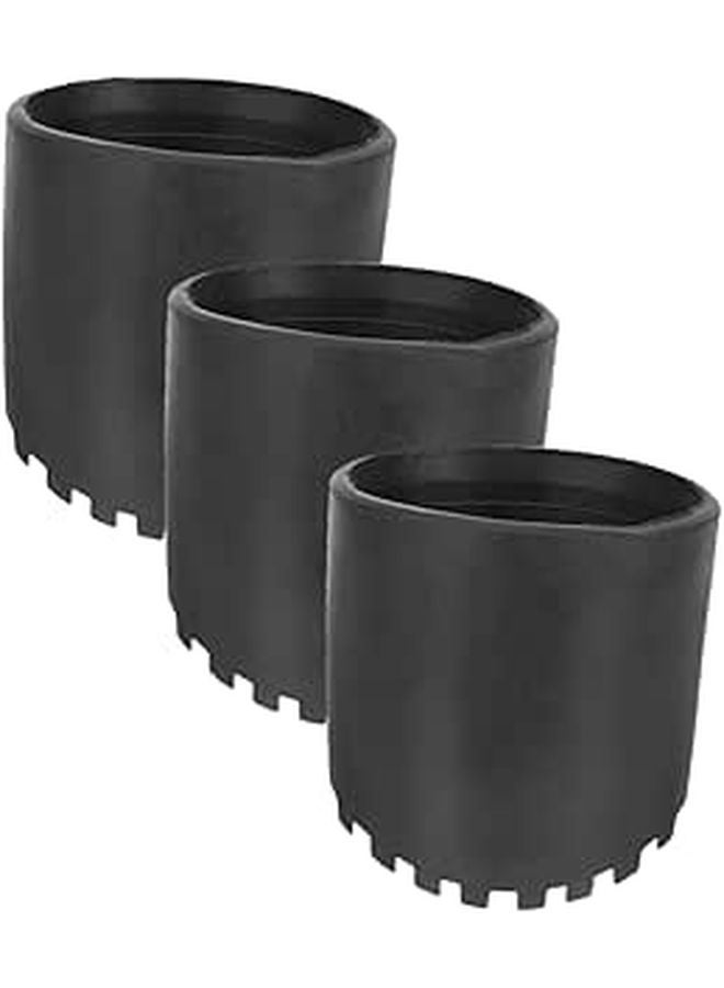 3Pcs Waterproof Rubber Ladder Feet Covers Non Slip Replacement Pads for Aluminum Bamboo Ladders - Image 1