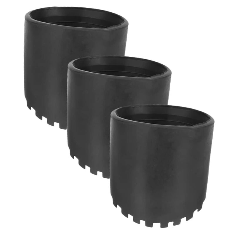 3Pcs Waterproof Rubber Ladder Feet Covers Non Slip Replacement Pads for Aluminum Bamboo Ladders - Image 2