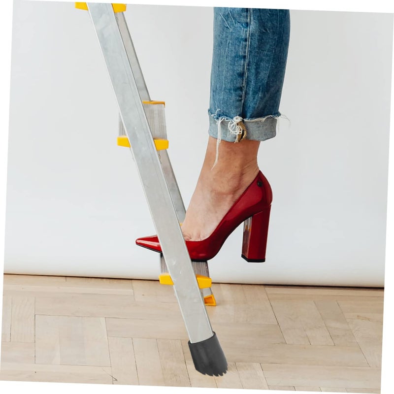 3Pcs Waterproof Rubber Ladder Feet Covers Non Slip Replacement Pads for Aluminum Bamboo Ladders - Image 4
