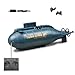 Tsiodot Mini RC Submarine Boat for Kids 6CH Remote Control HighSpeed Waterproof Diving Toy for Pools Lakes Bathtubs Gift for Boys and GirlsBlue - Image 2