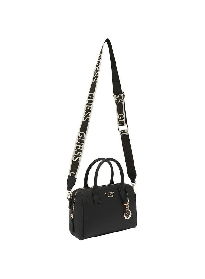 جس Guess شنطة كروس نسائي سوداء SF943608 – حقيبة يد جلد صغيرة أنيقة وعصرية - Image 3