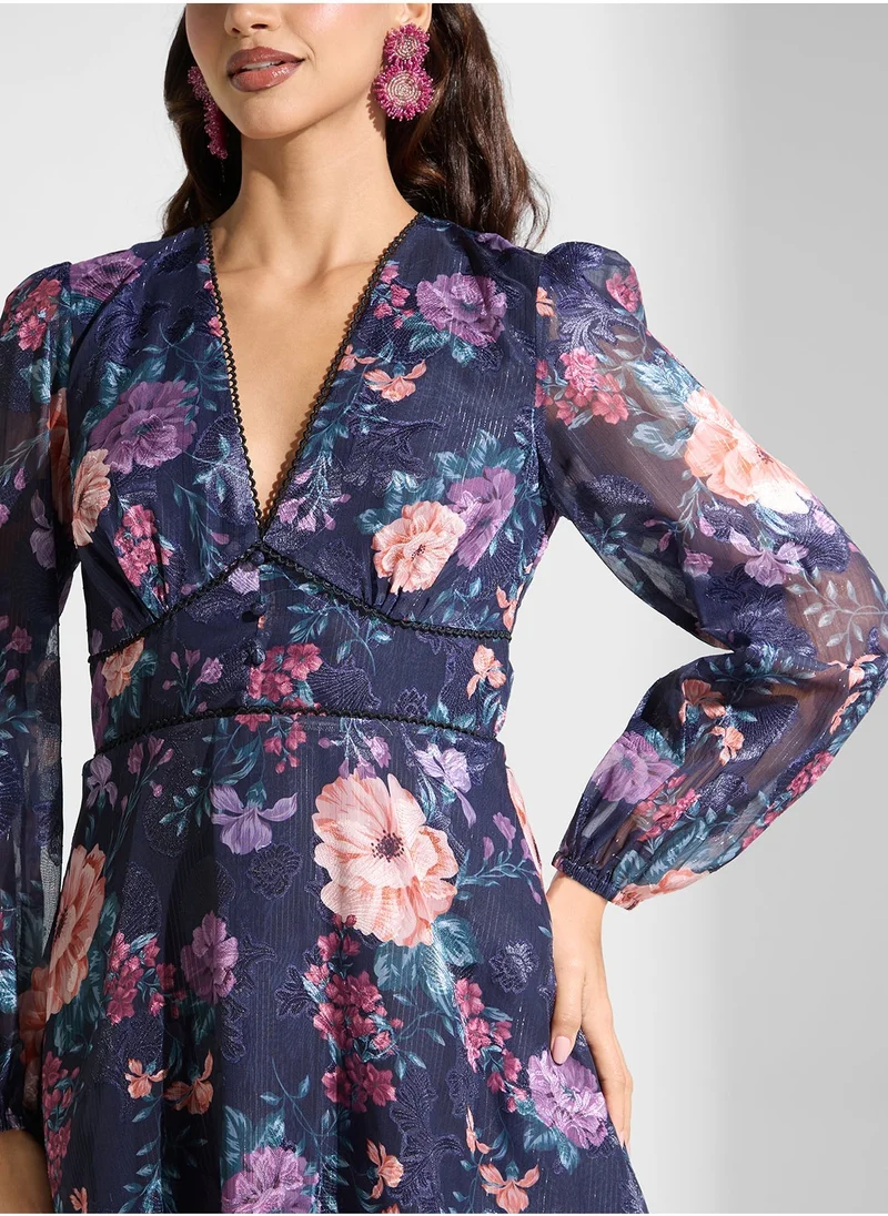 Anaya With Love Lace Button Detailed Dress