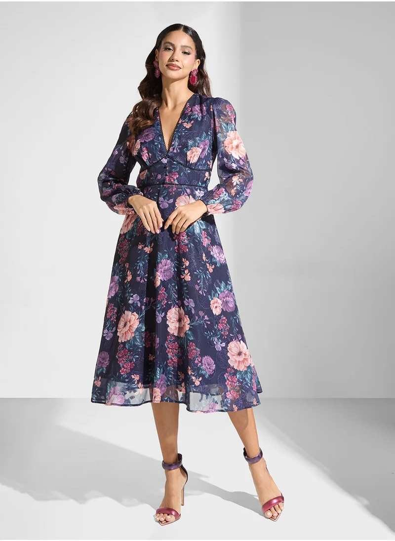 Anaya With Love Lace Button Detailed Dress