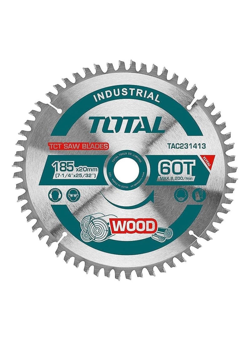 TOTAL TCT Saw Blade 185 mm-60 Teeth 