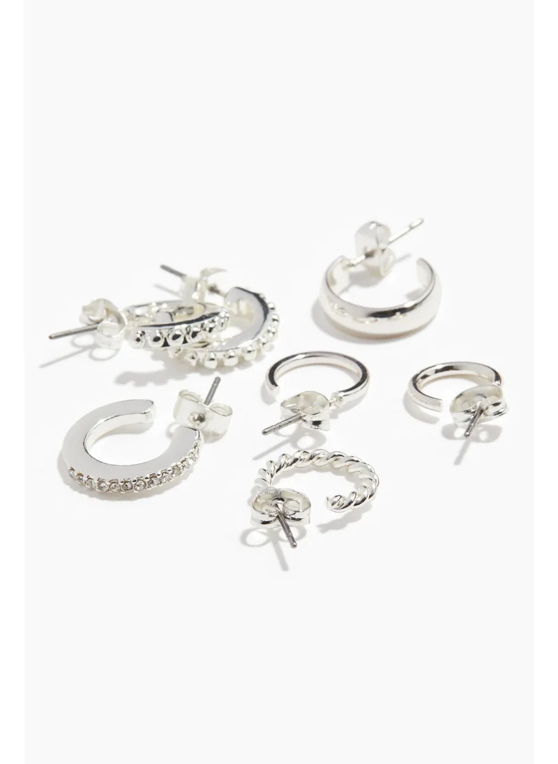 H&M 6 pairs hoop earrings