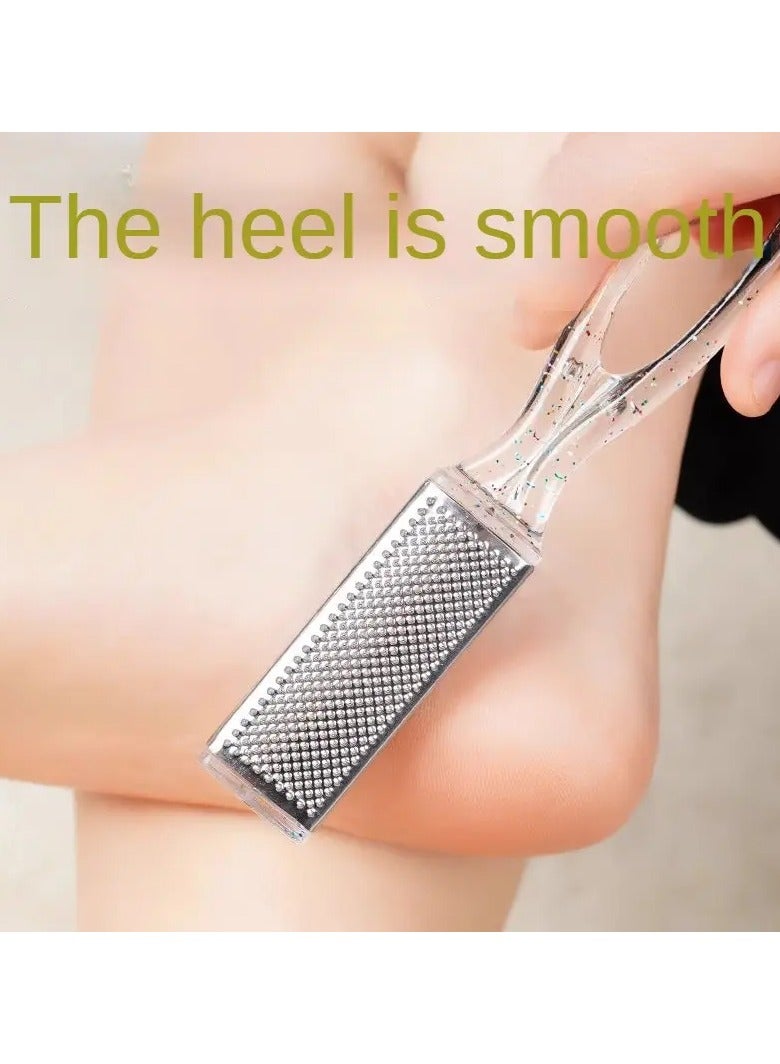 جلوسكي ملف القدم من الفولاذ المقاوم للصدأ, أداة علاج الأسفل لإزالة الكالوس والجلد الميت, مزدوج الجانبين القدم كاشح, الكالوس إزالة الكعب أكثر سلاسة - Image 3