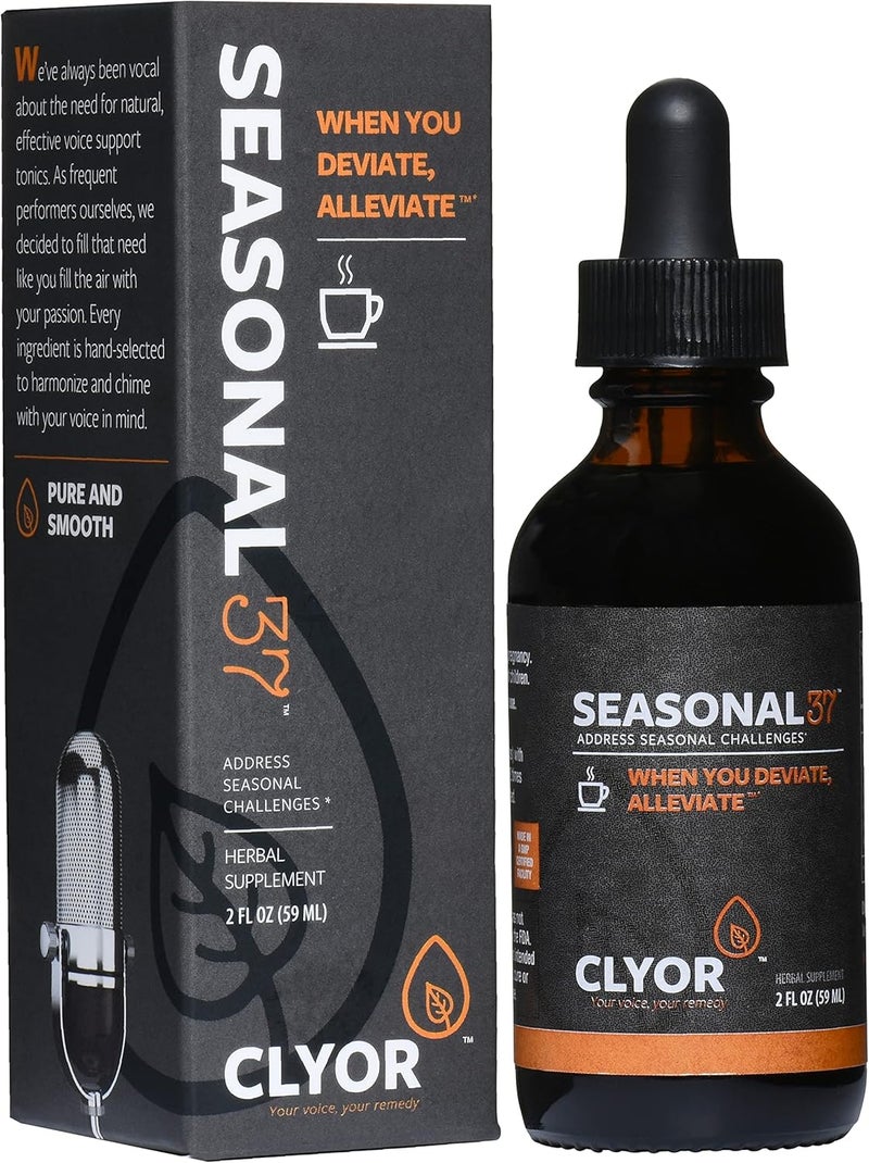 Seasonal37 - Herbal Cold Relief Remedy | All Natural Immune Booster | Cut your cold time in half.