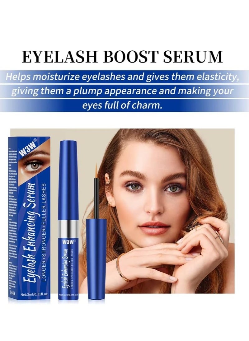 W3W Eyelash Enhancing Serum Gentle Nourishing Lash Serum Enhancing Eyelash Serum for Longer Natural Thicker Fuller Stronger Lashes No Irritating Lash Growth Serum 3ml  - Image 5