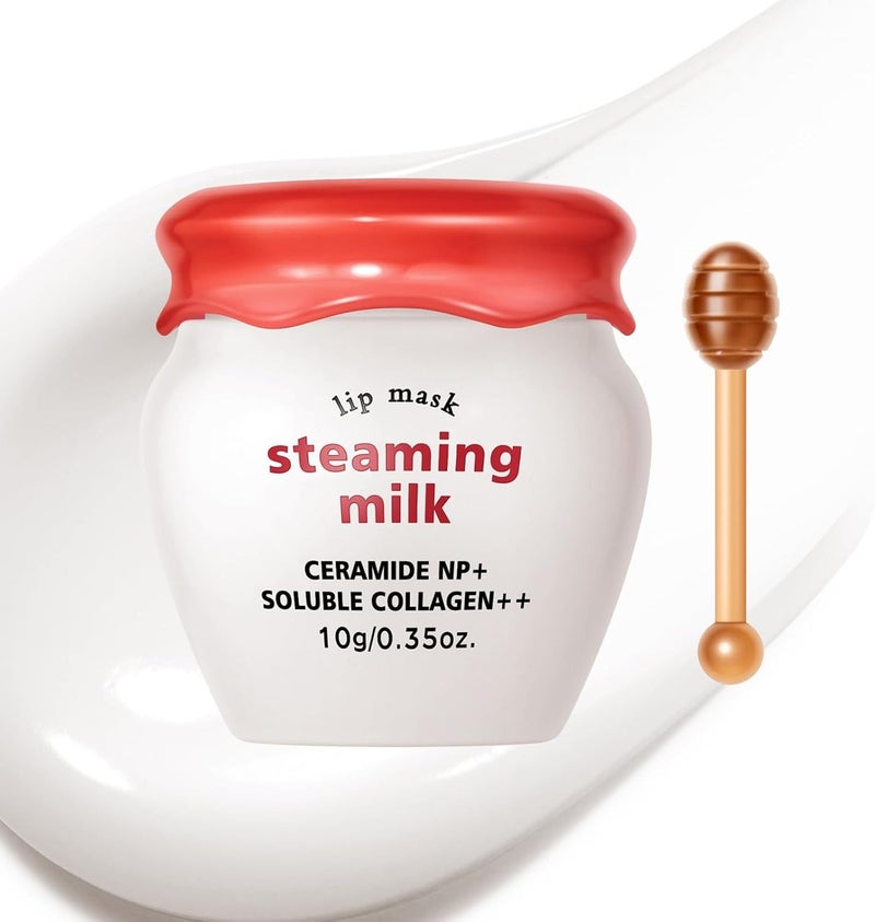 Tenmokus Milk Collagen Lip Sleeping Mask,with 100 pieces of lip mask paper,- Overnight Repair for Dry, Cracked Lips & Dark Lines - Image 2
