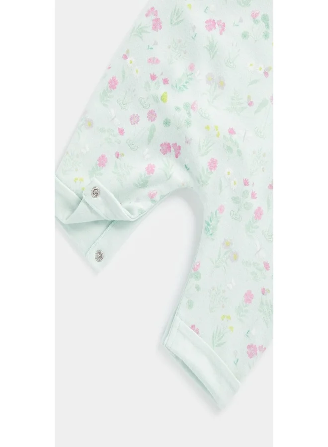 mothercare Floral Dungarees and Bodysuit Set