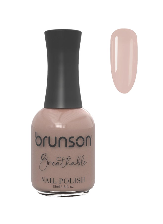 brunson Breathable Nail Polish Halal nail polish Wudu friendly Quick-Dry Vegan long lasting but easy peel off   18ml BH334 