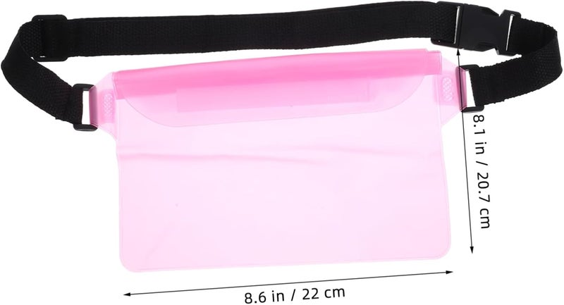 Yardwe 2pcs Fanny Pack Adjustable Waist Strap for Swimming Kayaking and Beach Activities Keep Your Phone and Valuables Dry - Image 4