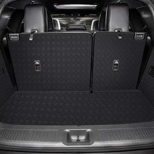 TTX LIGHTING Cargo Liner for QX60 2022-2026, All Weather Leather Cargo Mat & Backrest Mat (with Rear Left and Right Side Panels) - Image 1