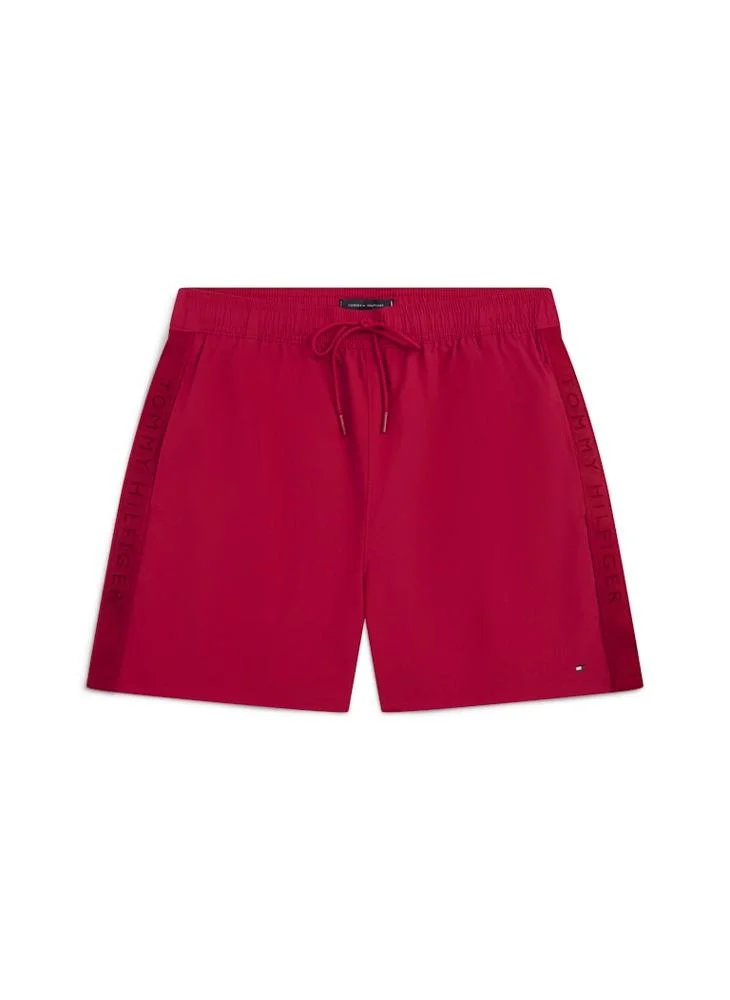 TOMMY HILFIGER  Tonal Logo Mid Length Swim Shorts for Men | Best Price UAE