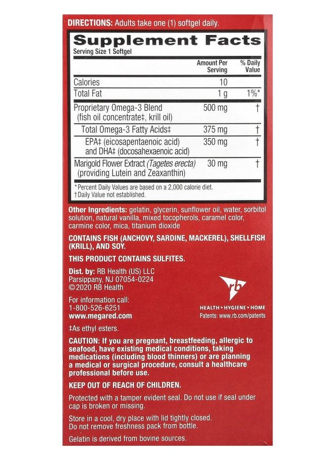 Schiff MegaRed® Advanced Total Body + Refresh  65 Softgels  - Image 2