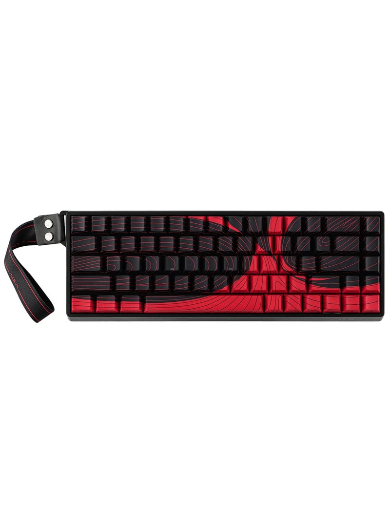 AULA لوحة مفاتيح مغناطيسية WIN68 HE MAX مع استجابة قابلة للتعديل، لوحة مفاتيح مفتاح مغناطيسي بتأثير هول مع زمن استجابة 0.3 مللي ثانية، لوحة مفاتيح سلكية مدمجة RGB بنسبة 65%، معدل استقصاء 8000 هرتز، قابلة للتبديل بسهولة - Image 1