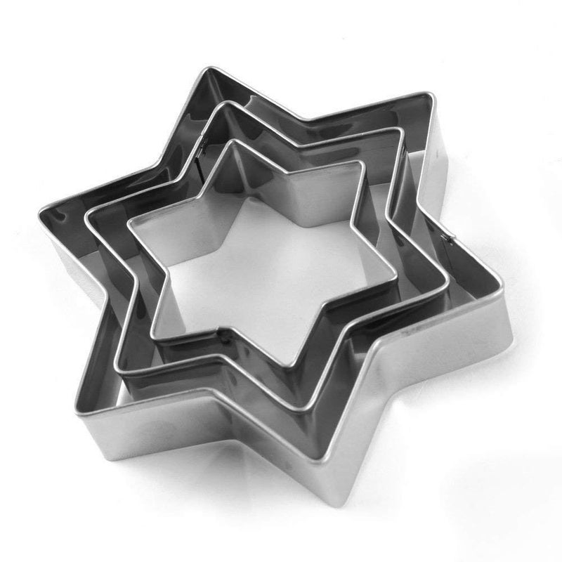 Lexazo Cookie Cutter Stainless Steel Cookie Cutter with 4 Shape 3 Sizes Heart Round Star and Flower 12 Pieces - Image 4