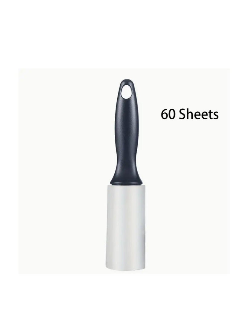 Lint Roller, Extra Large Sheets - 60 Sheets, Easy-Peel Angled Adhesive Sheets - Travel, Purse, Cleaning, Clothes, Clothing, And Dog Cat Fur Pet Hair Remover - Image 5