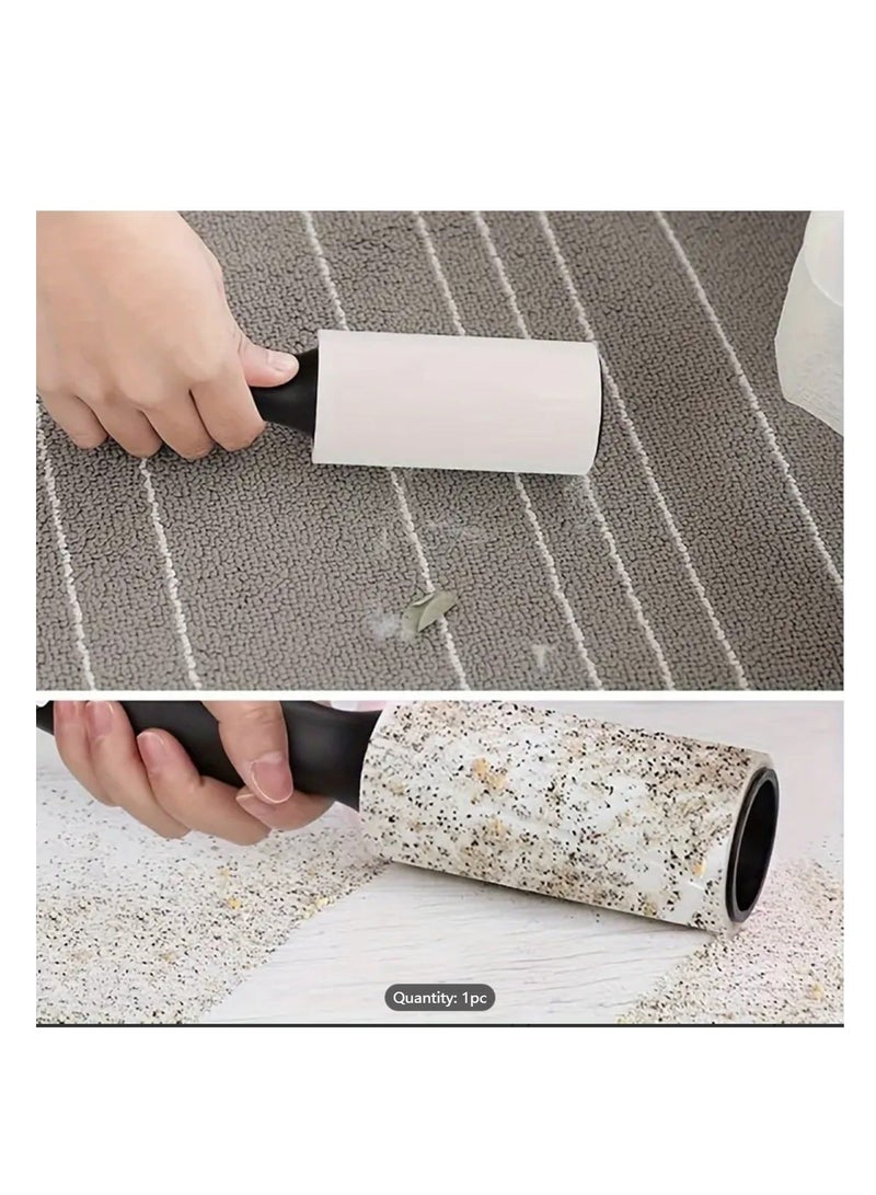 Lint Roller, Extra Large Sheets - 60 Sheets, Easy-Peel Angled Adhesive Sheets - Travel, Purse, Cleaning, Clothes, Clothing, And Dog Cat Fur Pet Hair Remover - Image 3