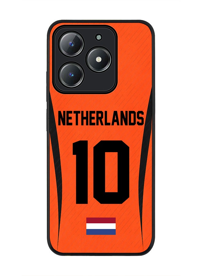 Stylizedd For Realme C63 / Realme C61 4G Case,Slim fit Camera Protection, Shockproof Thin Phone cover  - Football Team Netherlands World Cup 2026 - Image 1