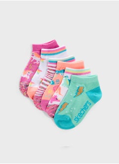 SKECHERS Kids 6 Pack Non Terry Socks  - Image 1