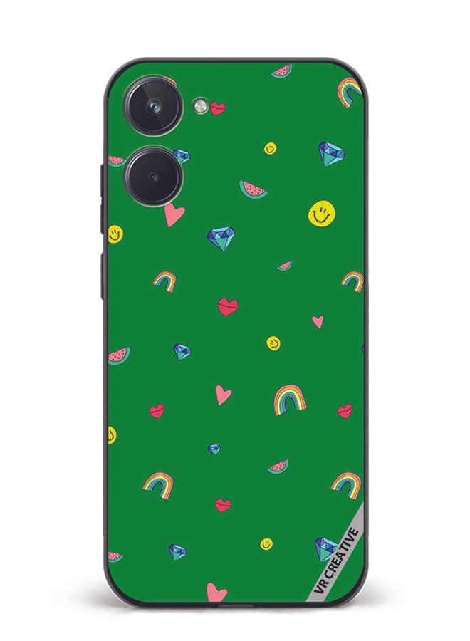 VR CREATIVE Protective Case Cover For Realme 10 Design Multicolour - Image 1