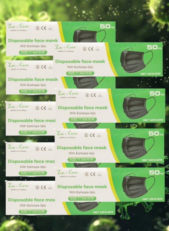 زي إم 450 قطعة من أقنعة الوجه للاستخدام مرة واحدة - Image 1