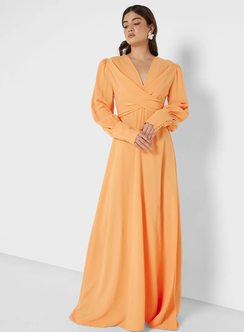 Nocturne Puff Sleeve Dress