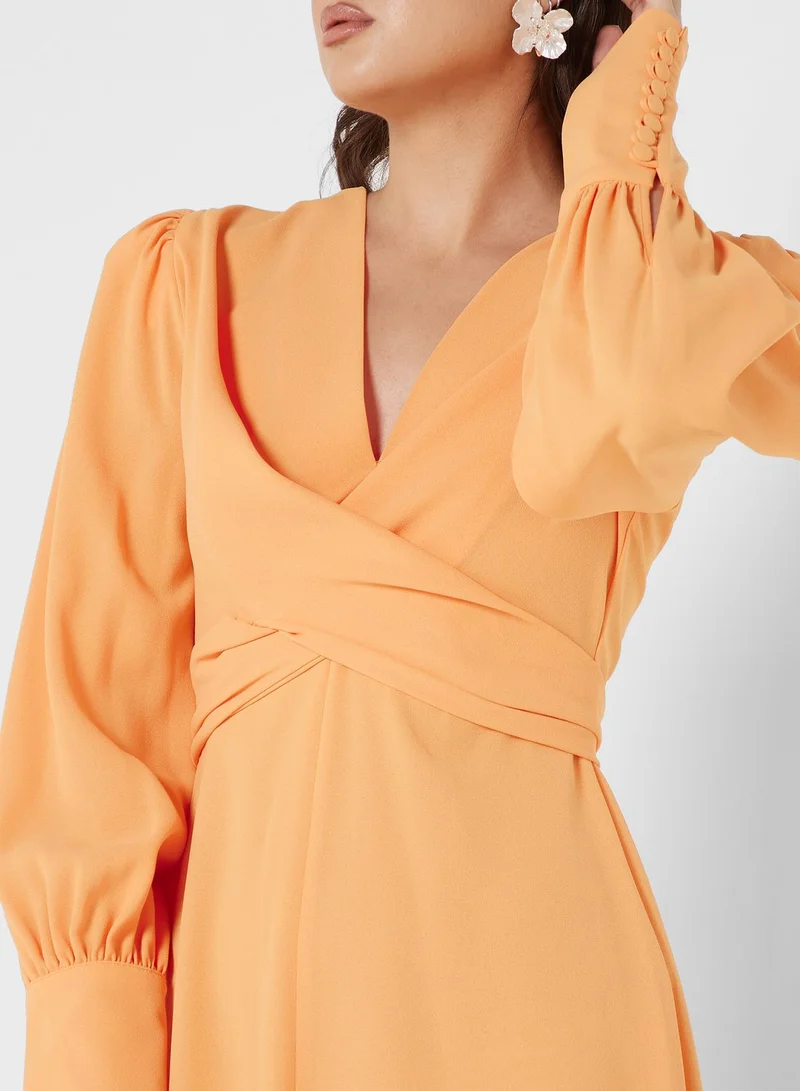 Nocturne Puff Sleeve Dress