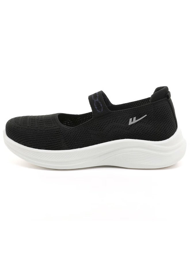 Pull Back Huili Mom Shoes, Walking Shoes, Comfortable Sports Shoes For Middle-aged And Elderly Women, Non-slip Soft Sole, Traditional Beijing Cloth Shoes For The Elderly, 1505 Black, Size 38 - Image 3