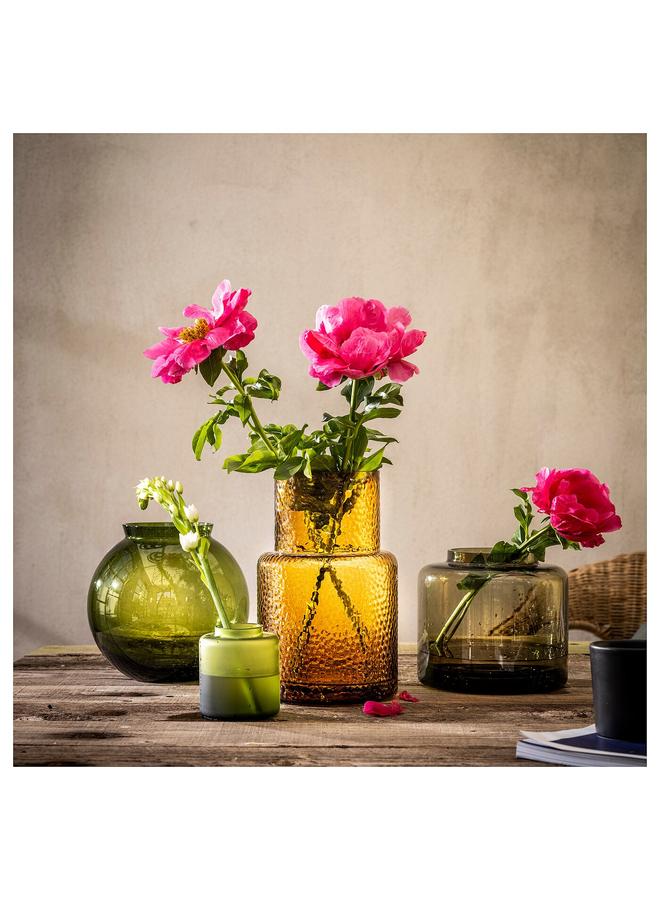 Zaboon Vase, Patterned/Brown, 26 Cm - Image 4