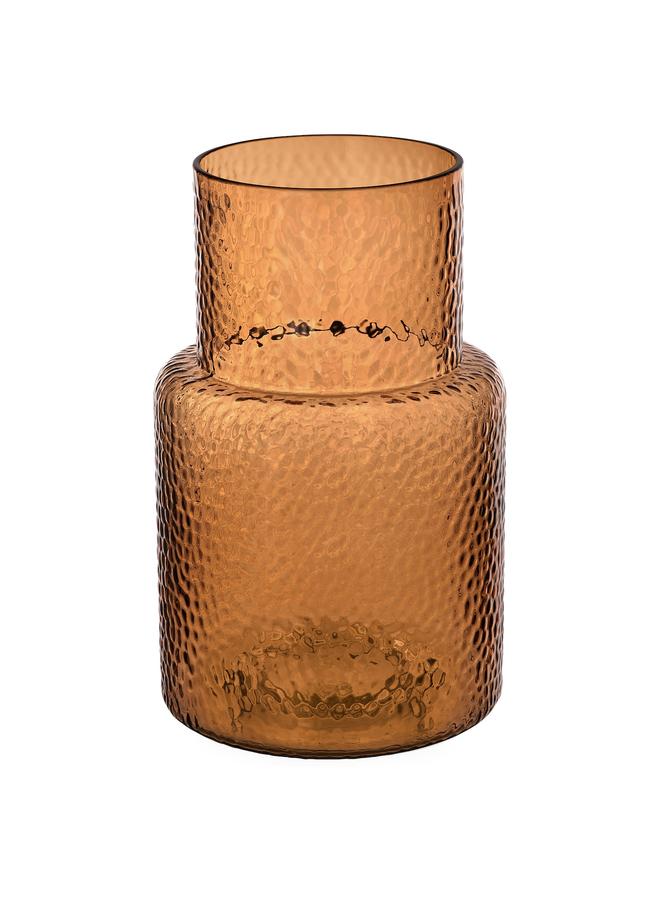 Zaboon Vase, Patterned/Brown, 26 Cm - Image 1