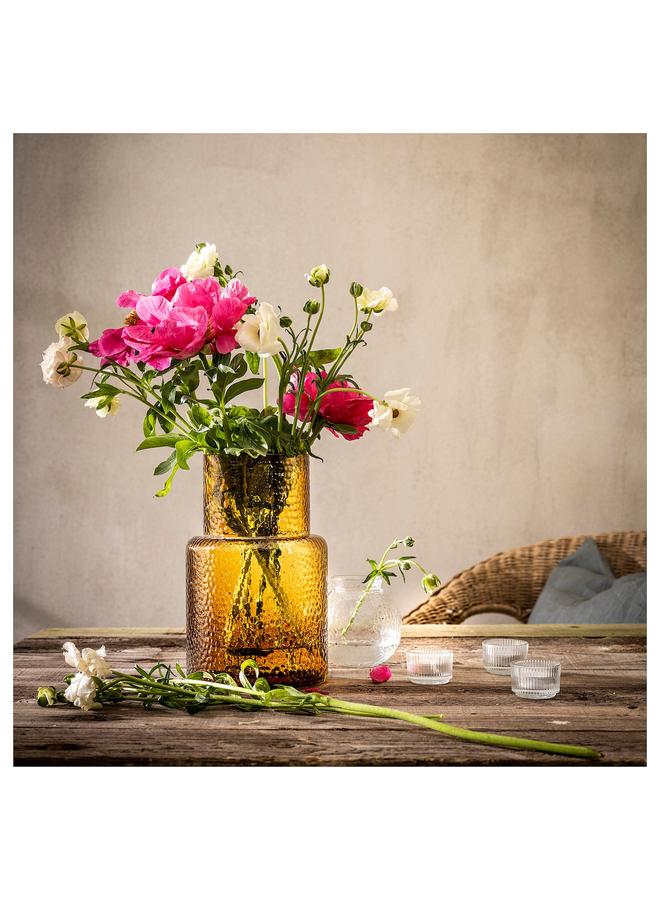 Zaboon Vase, Patterned/Brown, 26 Cm - Image 3