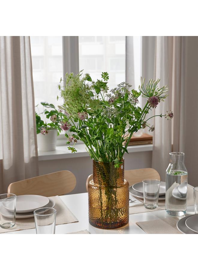 Zaboon Vase, Patterned/Brown, 26 Cm - Image 5