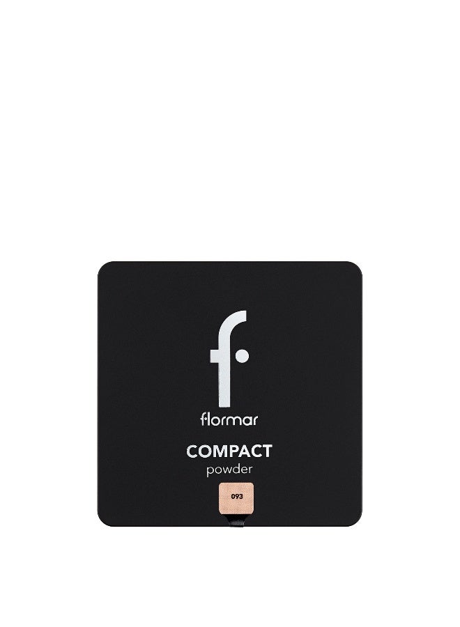 flormar Compact Powder - 093 Natural Coral Beige Size 11 G - Image 2