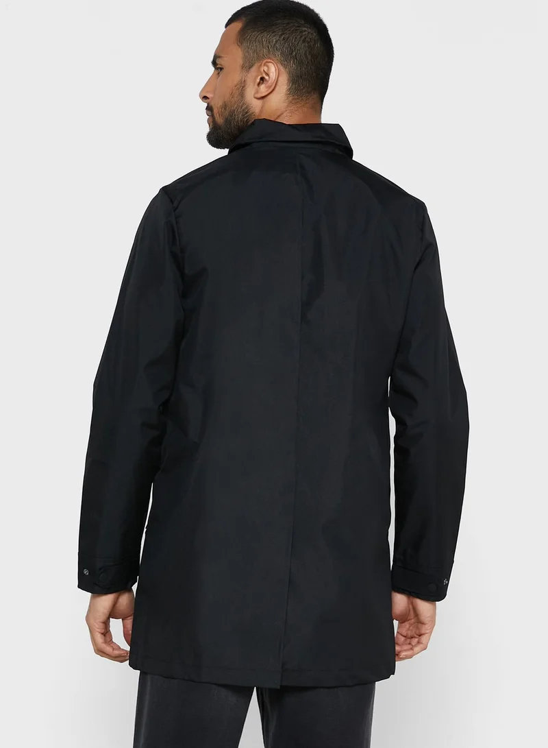 BRAVE SOUL Oxford Long Length Zip Jacket