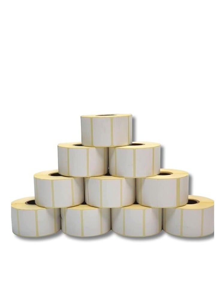 Terabyte Direct Thermal Barcode Label Sticker POS 38mm x 25mm  1000 Labels per  10 Rolls - Image 1