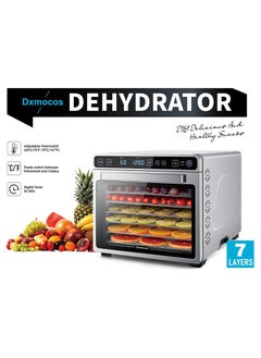 Dxmocos 7 Layer Food Dehydrator Machine, Digital Adjustable Timer and Temperature Control, Dryer for Herb, Meat, Beef, Fruit and Vegetables, Over Heat Protection, Stainless Steel Trays - pzsku/Z1B9DB14ACB6A0234CC29Z/45/_/1714600182/5ffe026c-5b47-46c2-b03d-8abf11304fd4