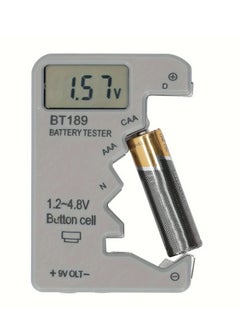 Battery Tester,Battery Checker Tester,LCD Display Universal Battery Tester for AA AAA C D 9V 1.2V/4.8V Button Cell Batteries,Battery Testers for All Types of Batteries