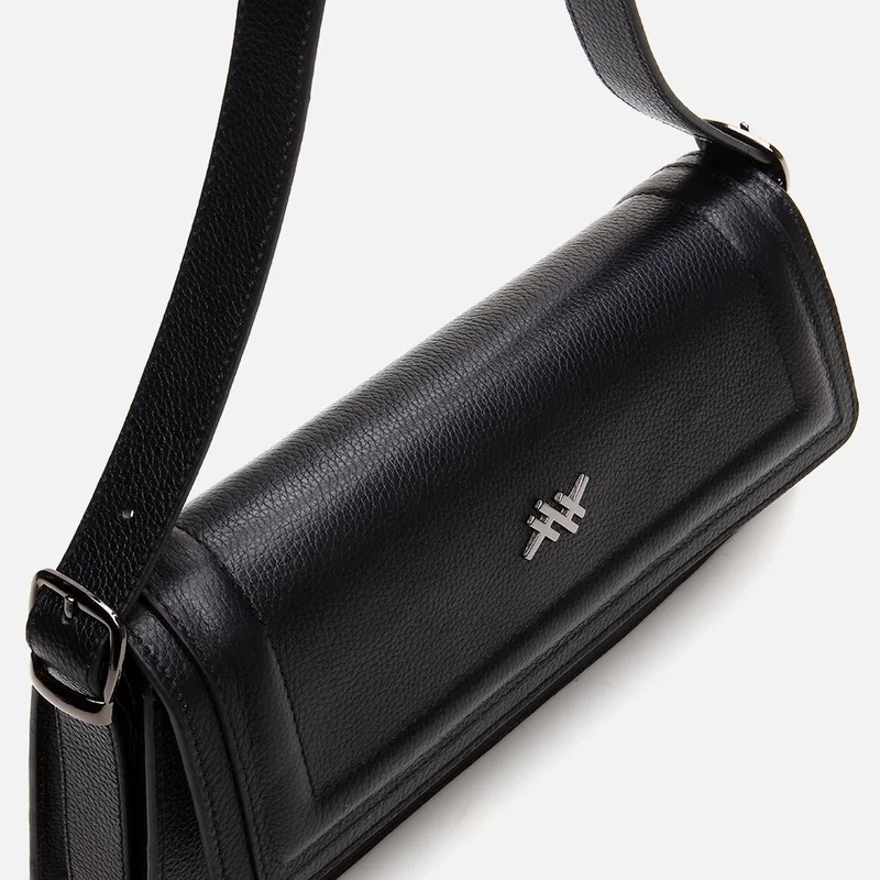 Hotiç 03CAH281040A100 GENUINE Leather Black Women's Bag
