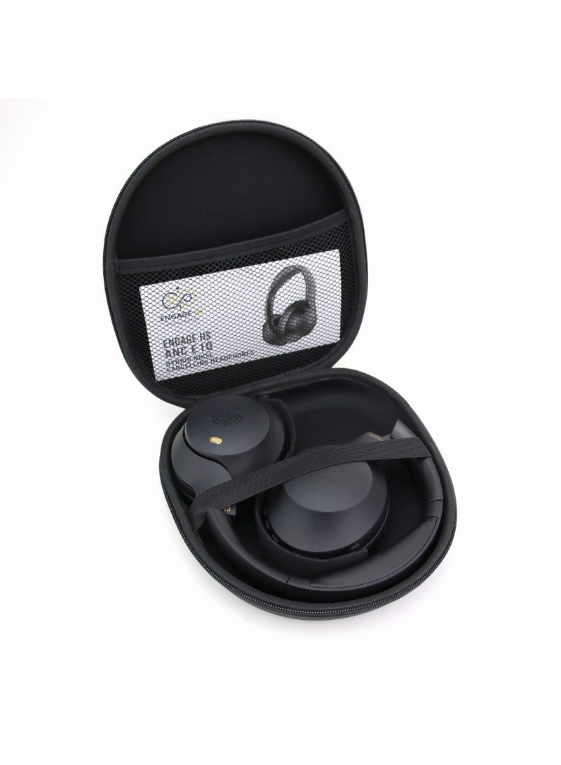 Engage Hybrid ANC E10, Wireless Headphones with Active Noise Cancellation, Deep Bass & Long Battery Life, Black - Image 4