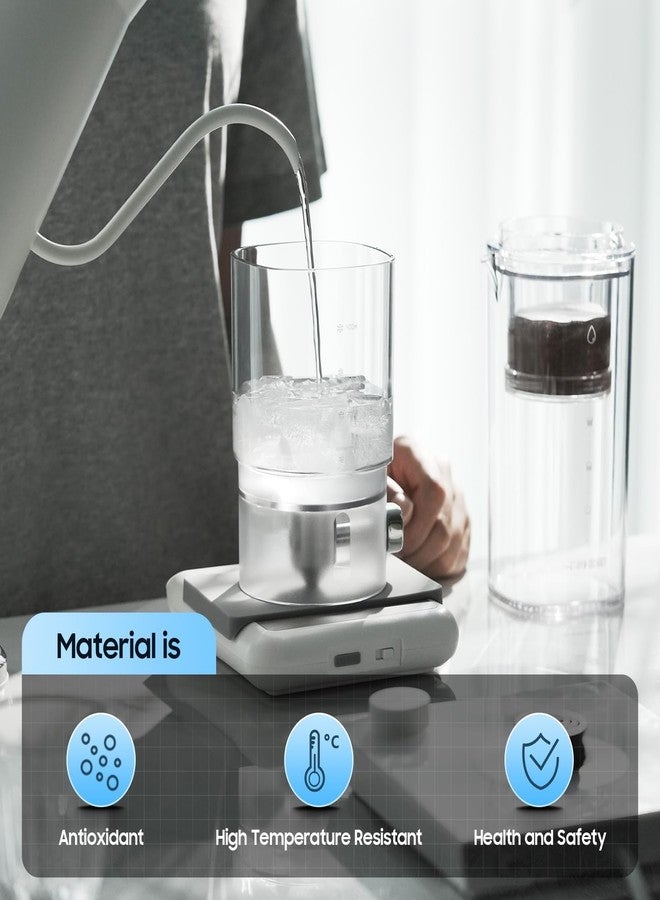 MHW-3BOMBER صانع قهوة بارد MHW-3BOMBER، إبريق قهوة بارد 400 مل، صانع قهوة مثلجة بجودة تخمير سلس مع تسريب بسرعة موحدة، أسود، ID6138B-OS - Image 5