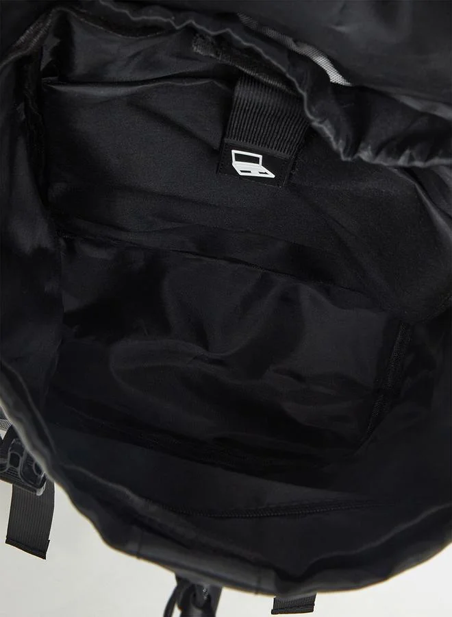 Styli Solid Backpack With Drawstring Closure