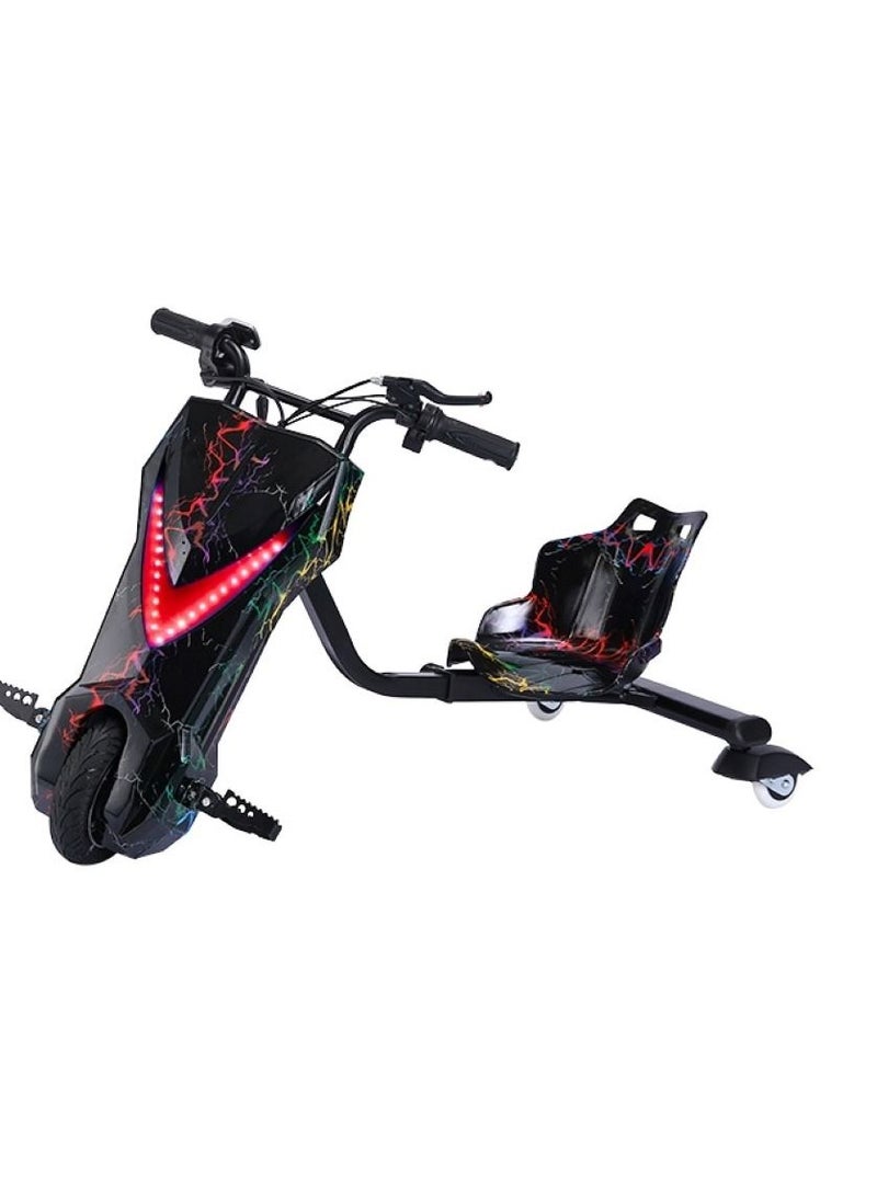 Winner Sky 3 Wheel 36 V Electric Drifting Scooter 360 Degree Rotation with Led Light Comfortable Seat Black/Red  - Image 1