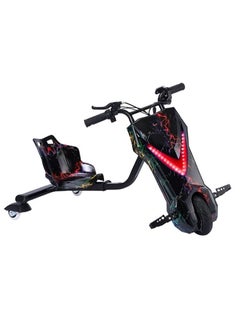 Winner Sky 3 Wheel 36 V Electric Drifting Scooter 360 Degree Rotation with Led Light Comfortable Seat Black/Red  - Image 2