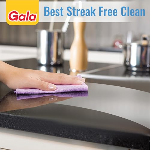 Gala Actifiber Kitchen Sponge Cloth for Table Tops and Glass Wipe (Combination of Microfiber and PVA Cloth) 3 Pcs,Multicolor - Image 5